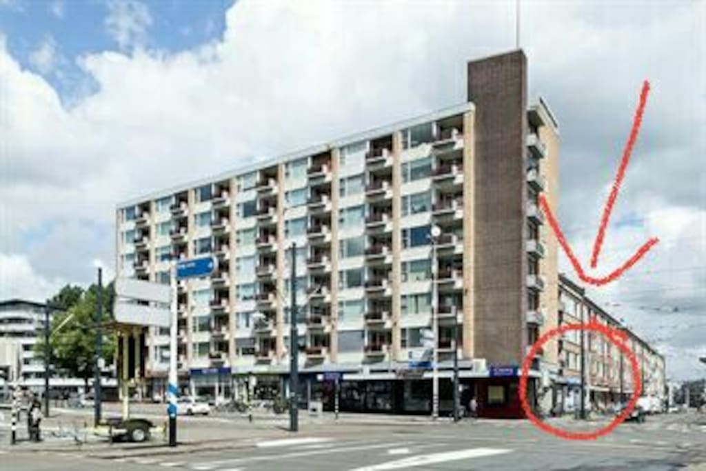 Situated at the corner street