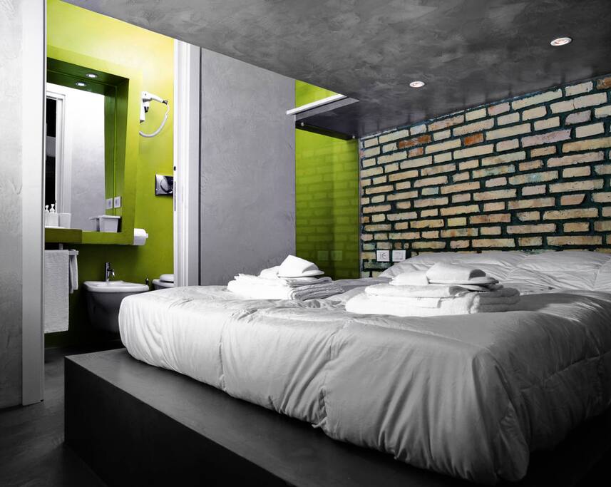 Beds and private bathroom