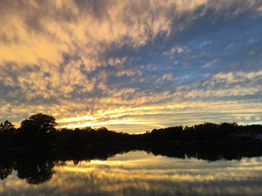 Beautiful sunrises and sunsets are to be expected