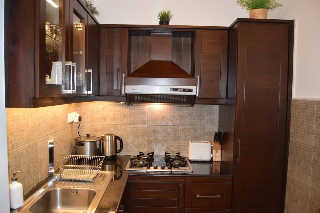 Kitchen with appliances