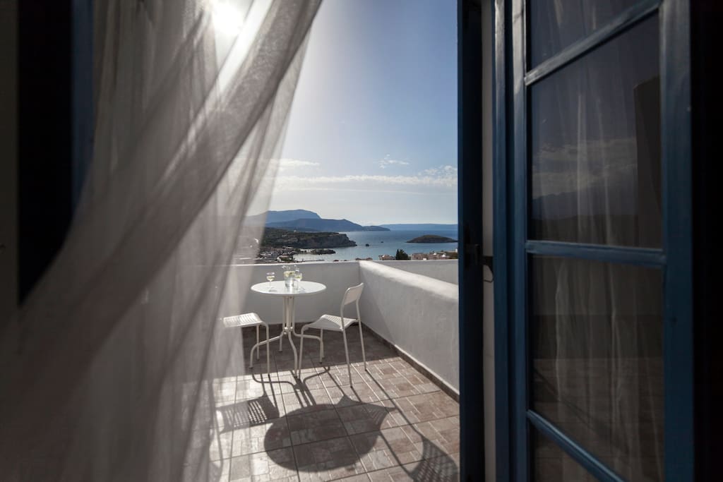 Greek holidays in blue and white