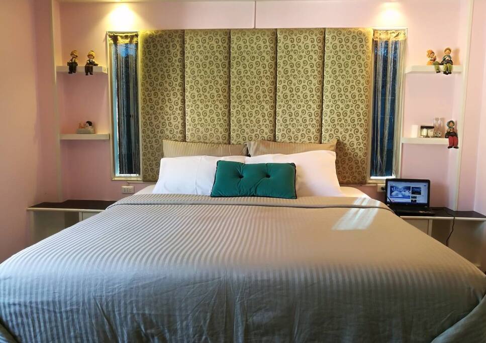 BR#2. bedroom with air conditioner
