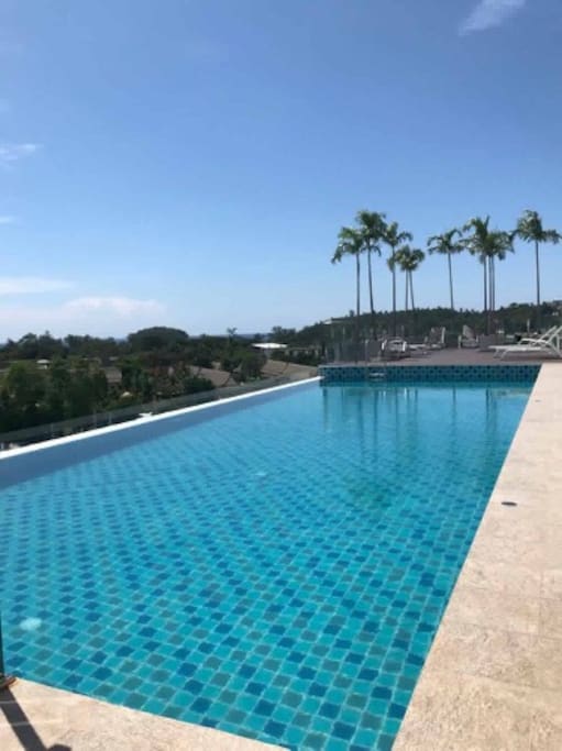Share swimming pool and gym is on 8th floor.