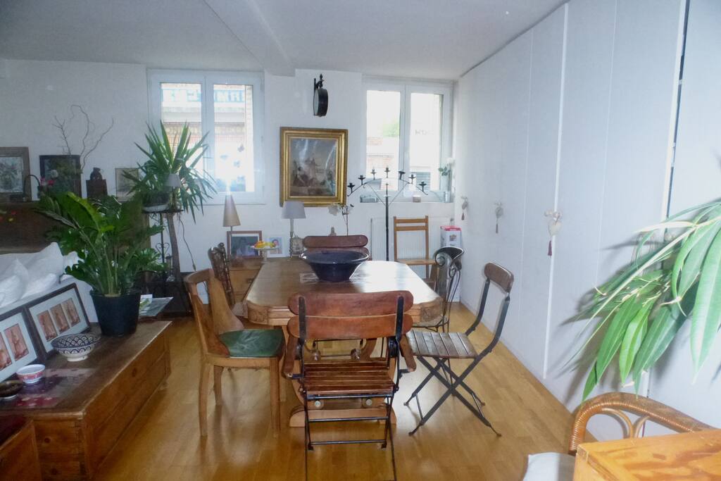 Pièce à vivre de 35m2 avec coin cuisine