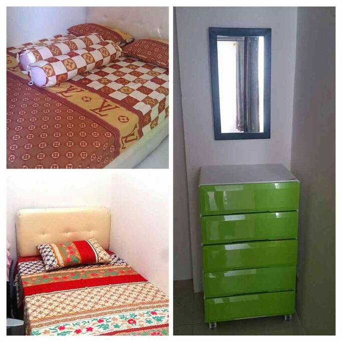 The bedrooms