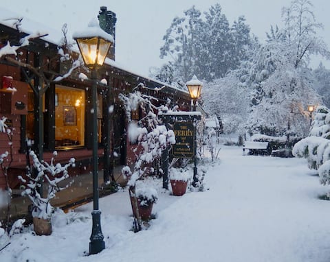 Historic Queenstown House with Shepherds Hut