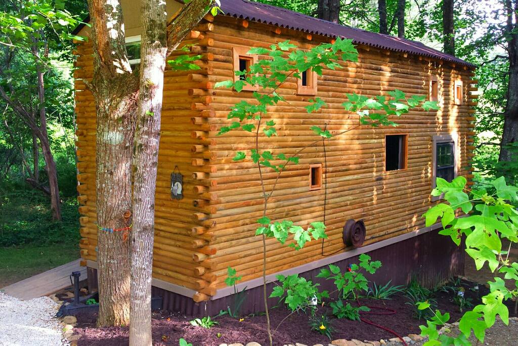 back of the cabin