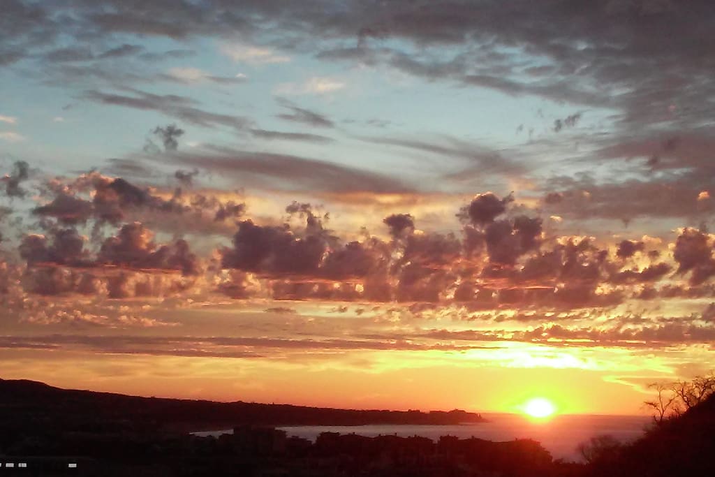 Sunrise from the master bedroom. Every morning is another beautiful show!