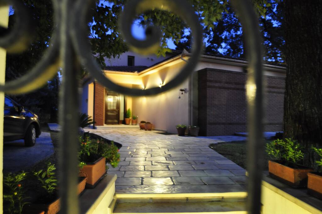 the entrance