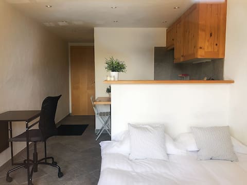 Studio in Center of Verbier with Terrace