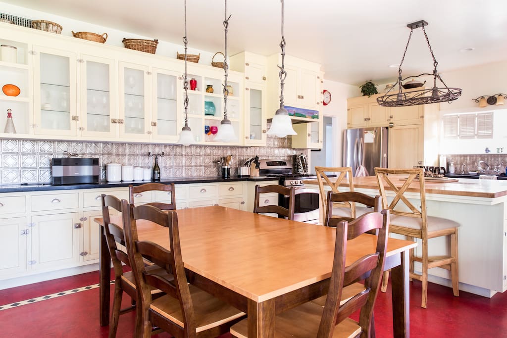 Farm table seats 6-8