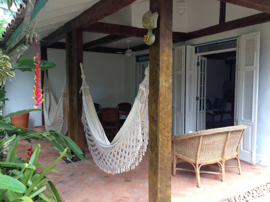 Terraço na entrada
