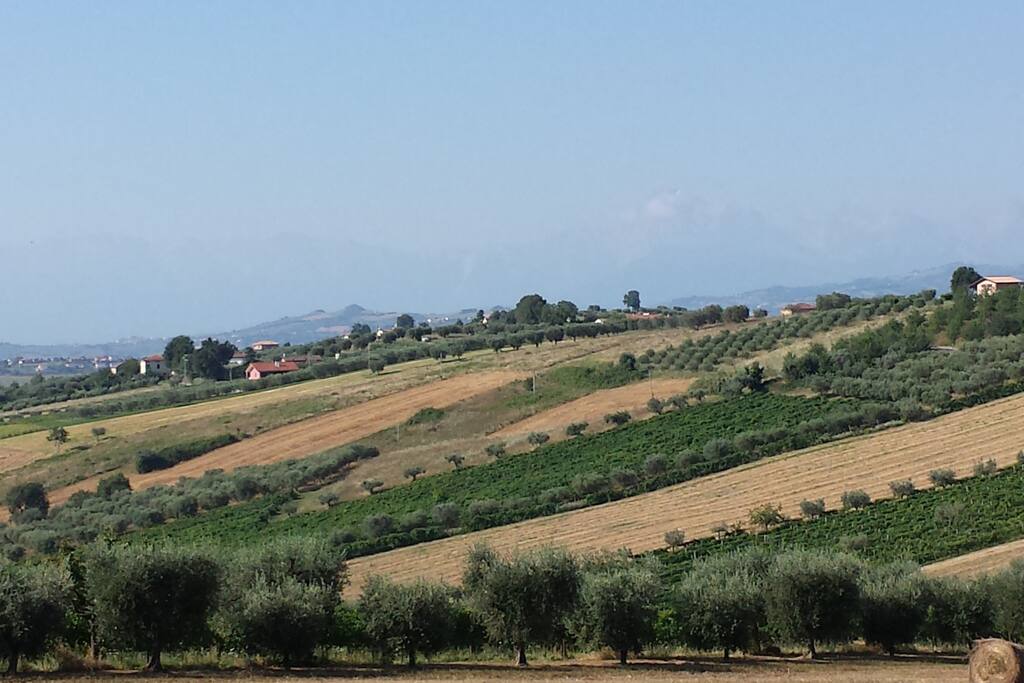 Panorama della campagna circostante