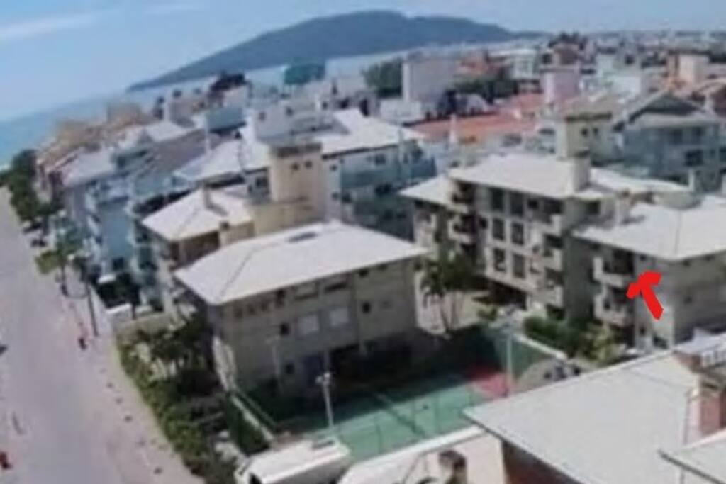 Vista aérea Ap 300mts praia
