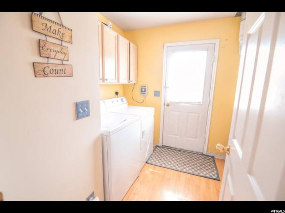 Laundry room with washer & dryer