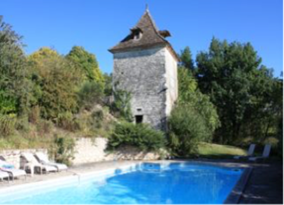 Pool and Pigeonier