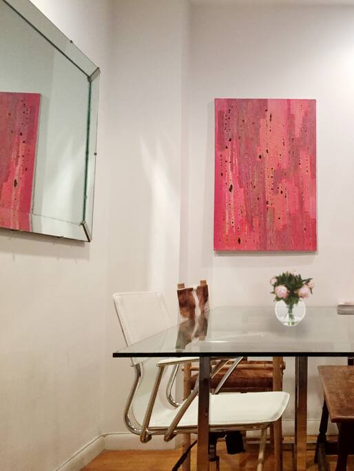 Perfect space for a meal or morning coffee