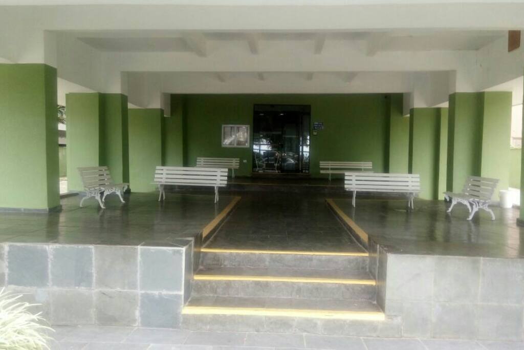 entrada de visita do prédio