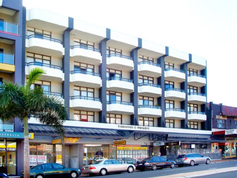 Restaurant on the ground floor of the building