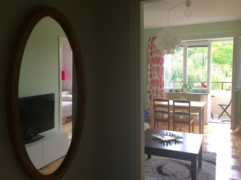 Entry and part of living room