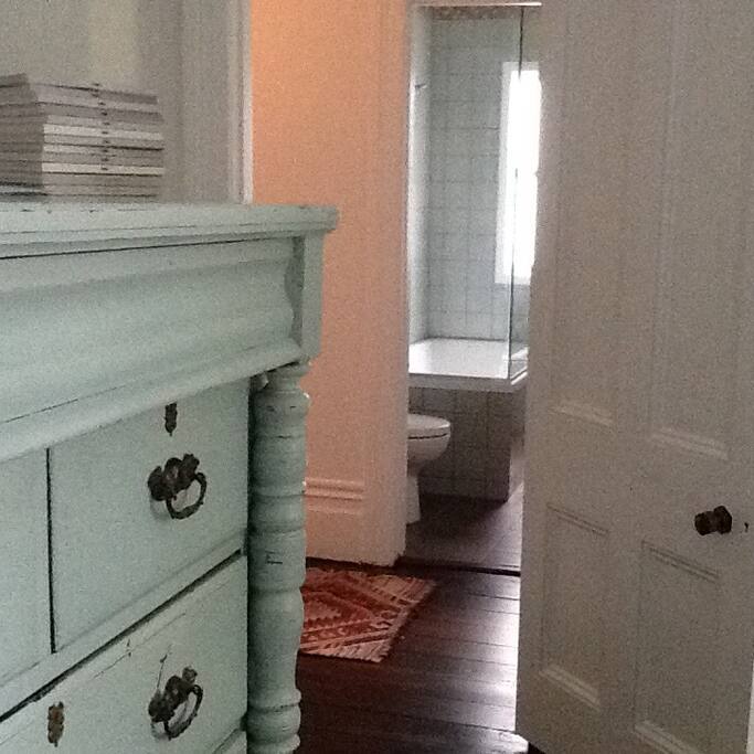 Bathroom opposite bedroom