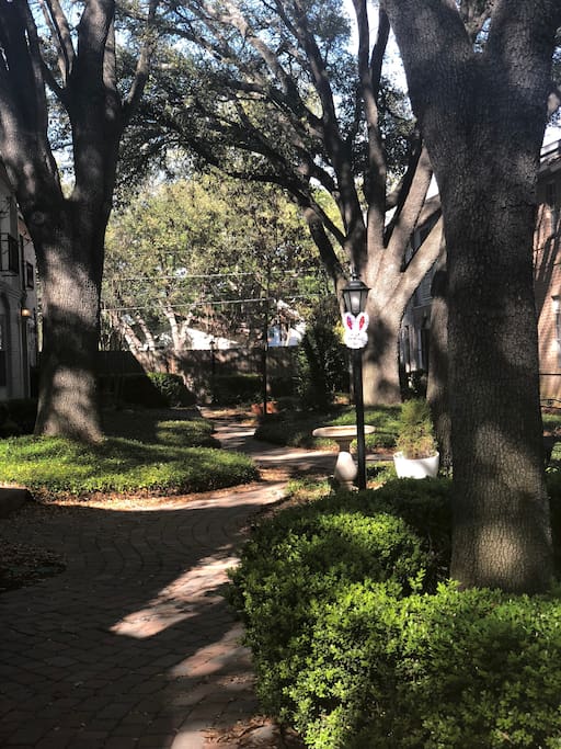 Quiet Courtyard outside your door