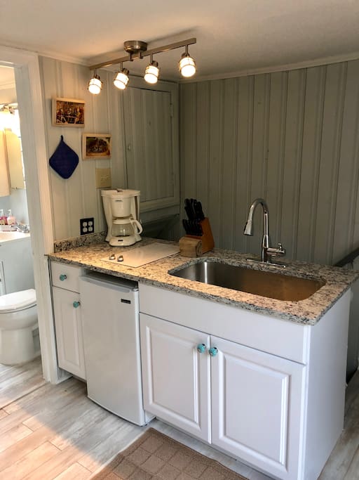 Renovated kitchen simple and functional