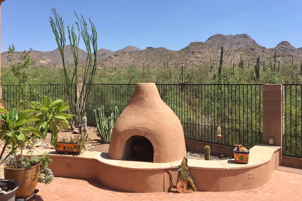 Enjoy the view of the Tortolita's, OR make a fire.