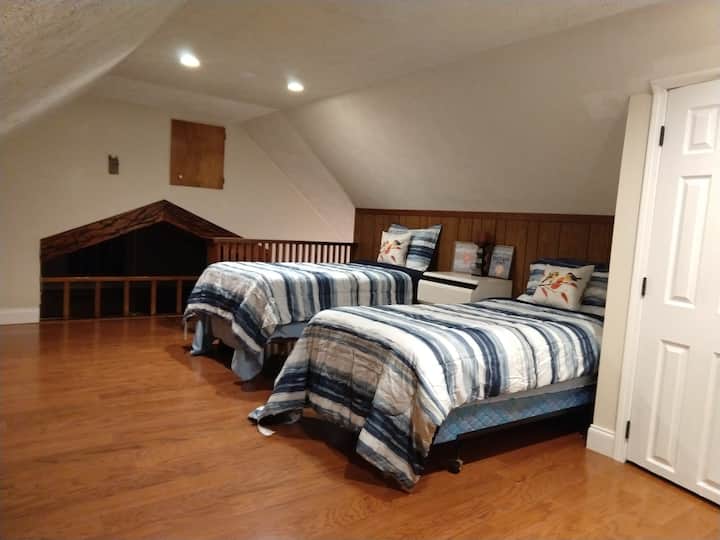 spavaća soba na katu