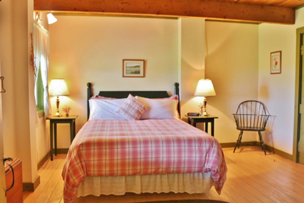 Perfectly country bedroom with private bath