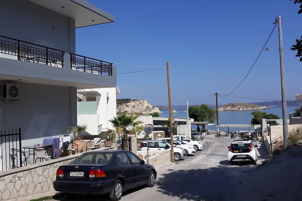 Next to the sea