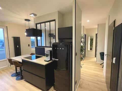 Air-conditioned apartment Parc OL Arena Lyon Part Dieu