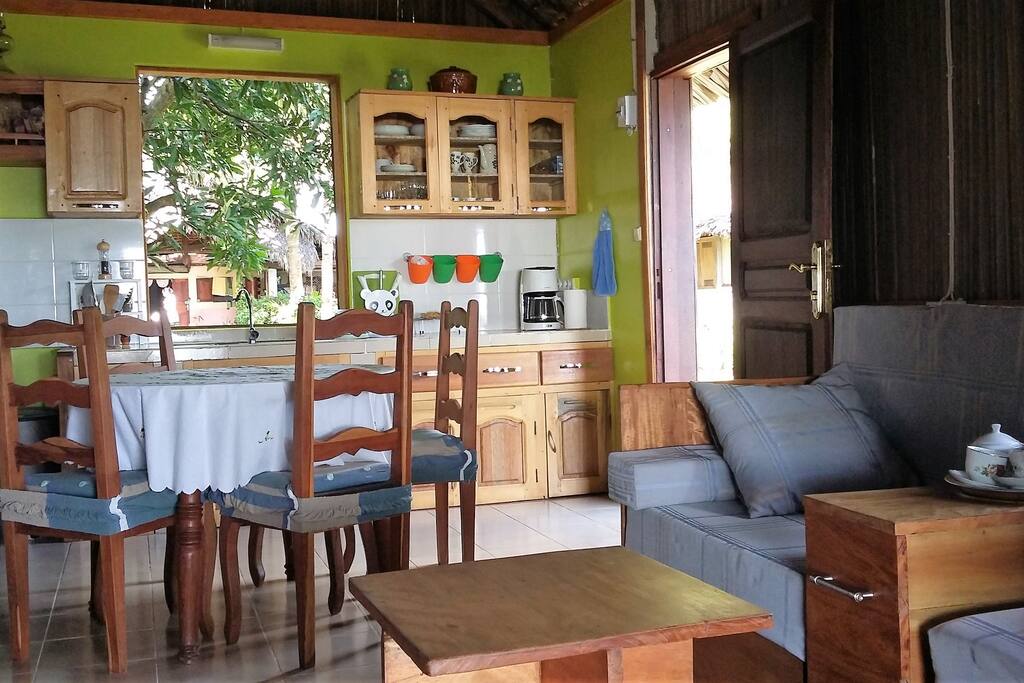 Vue de l'intérieur du Bungalow