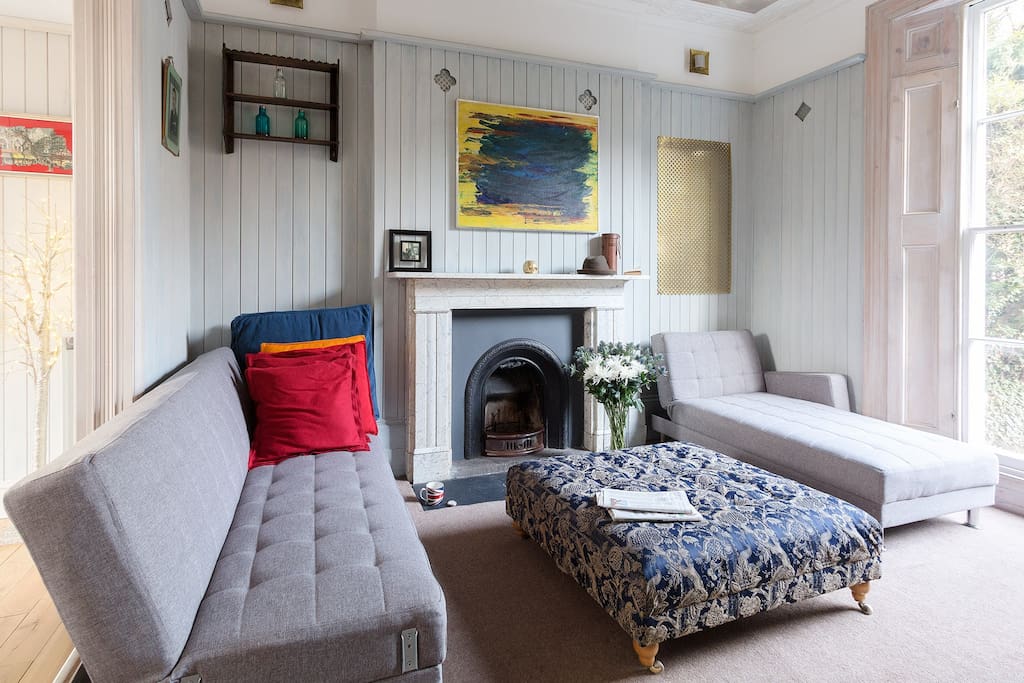 The property is full of original features such as panelling & fireplaces
