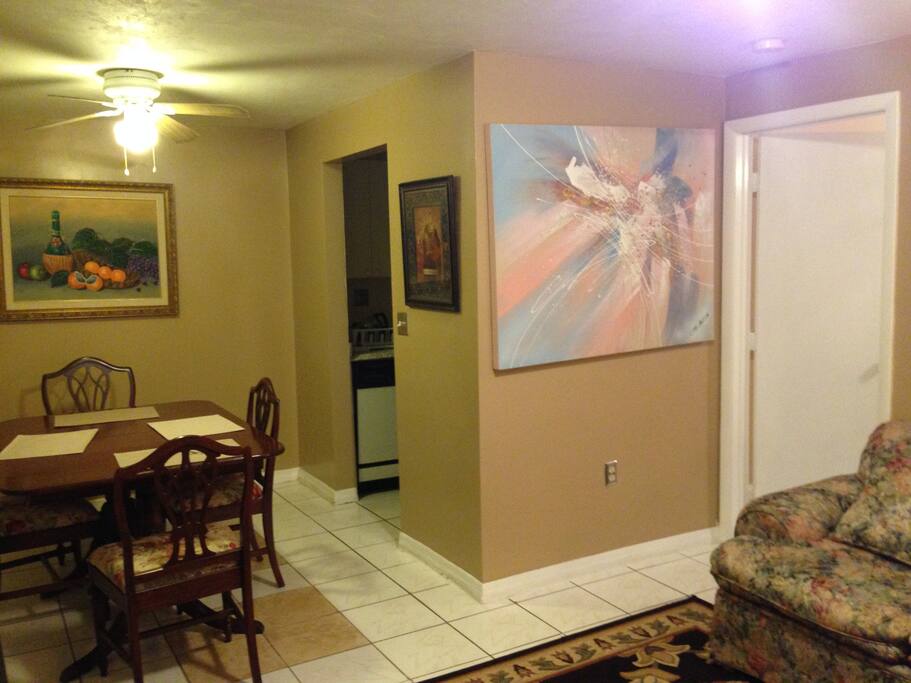 Your dining room.