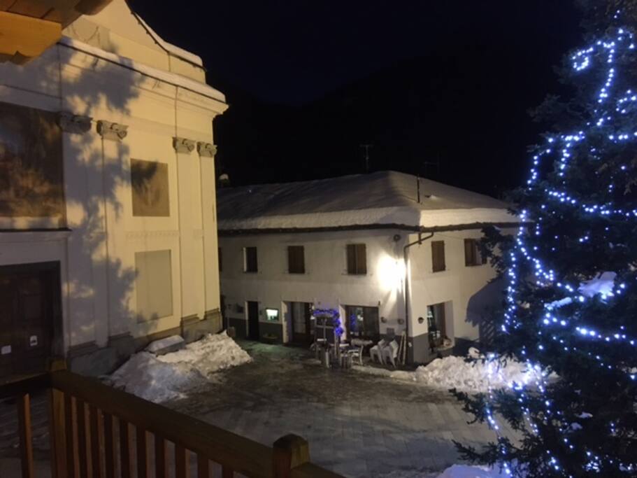 vista dal balcone