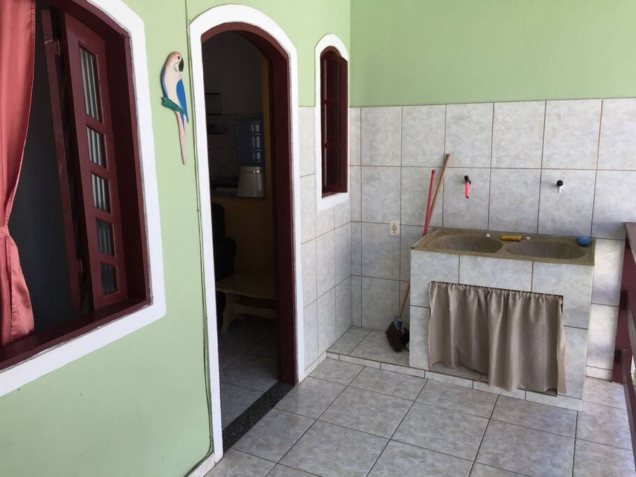 Varanda com área de serviço