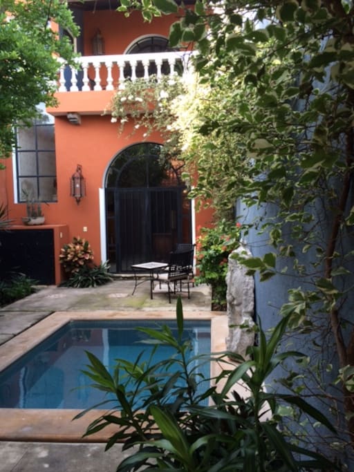 The courtyard