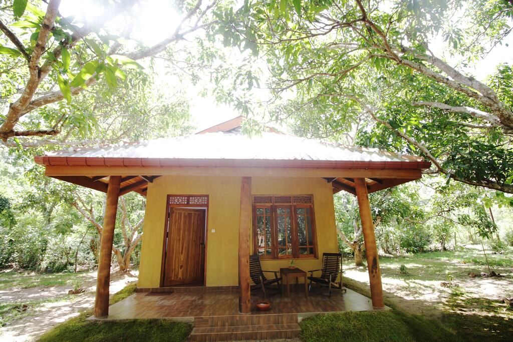 Private lodge from outside