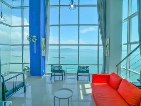 180 ° Sunrise Seaview Seaside Dlex 12