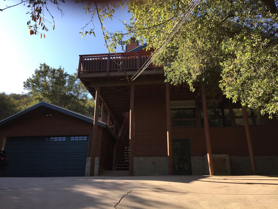 The front of the house