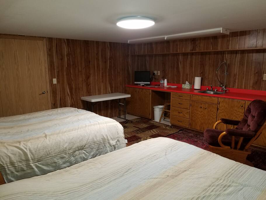 Bedroom #3, has its own sink