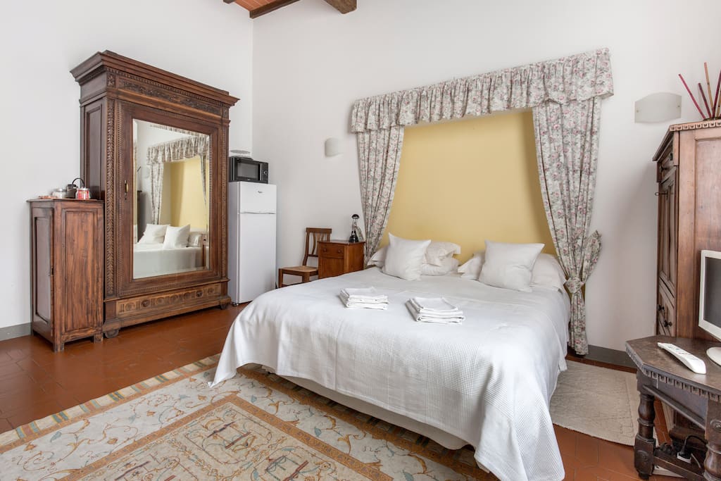 The main room, sleeping area