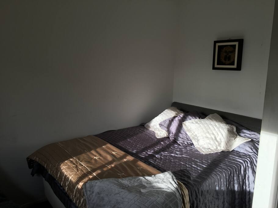 Guest bed - good size for 2, very comfortable with new mattress