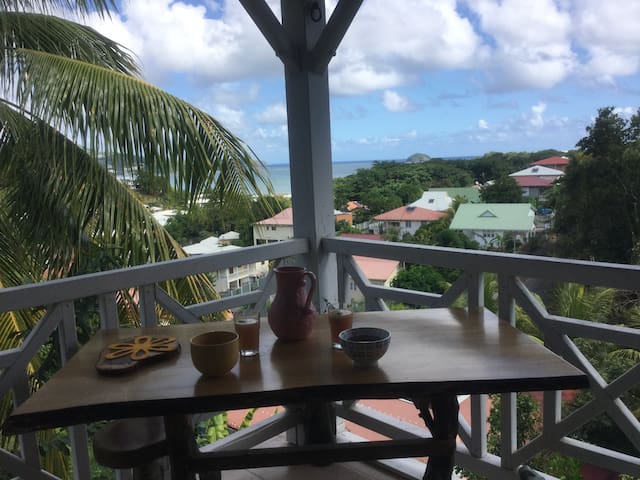 Belle vue mer + 2 kayaks à disposition à la plage