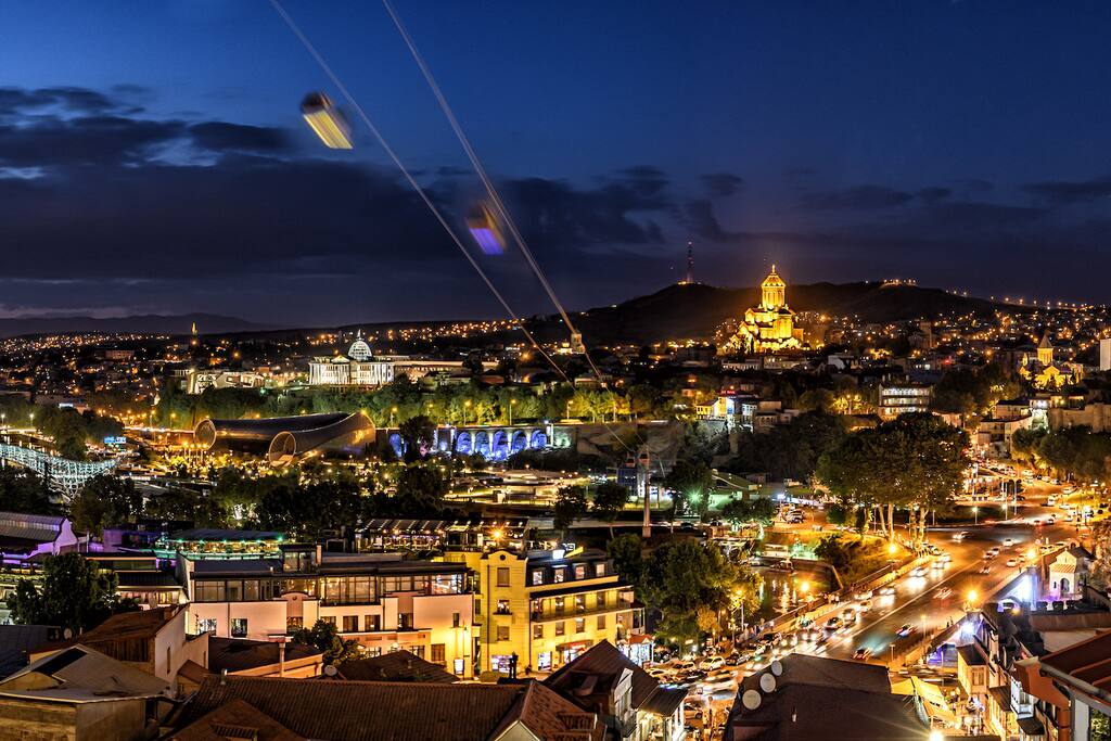 Night view.