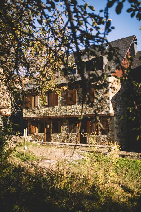 Vista de los chalets adosados