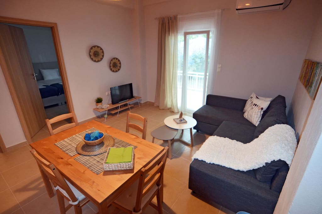 Kitchen + Living Room