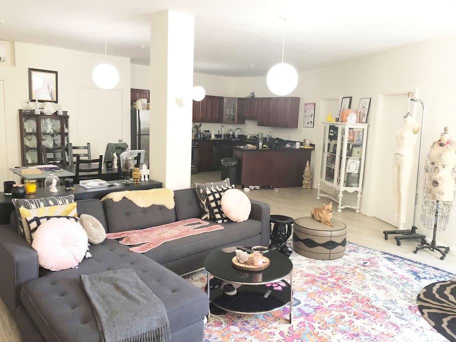 Living room & Kitchen