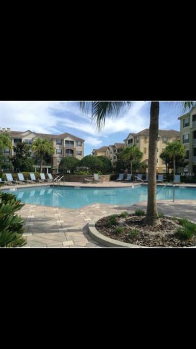 This is the pool area